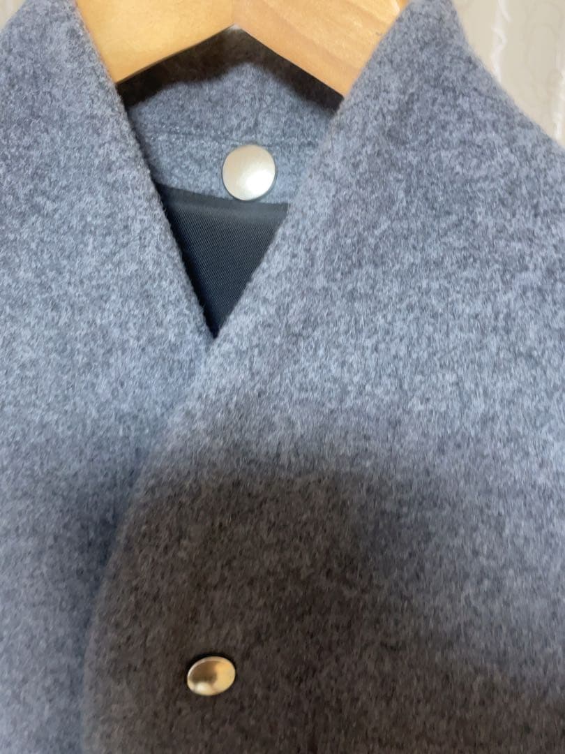 The Sakaki スタジャン カシミヤ混紡 グレー Mサイズ