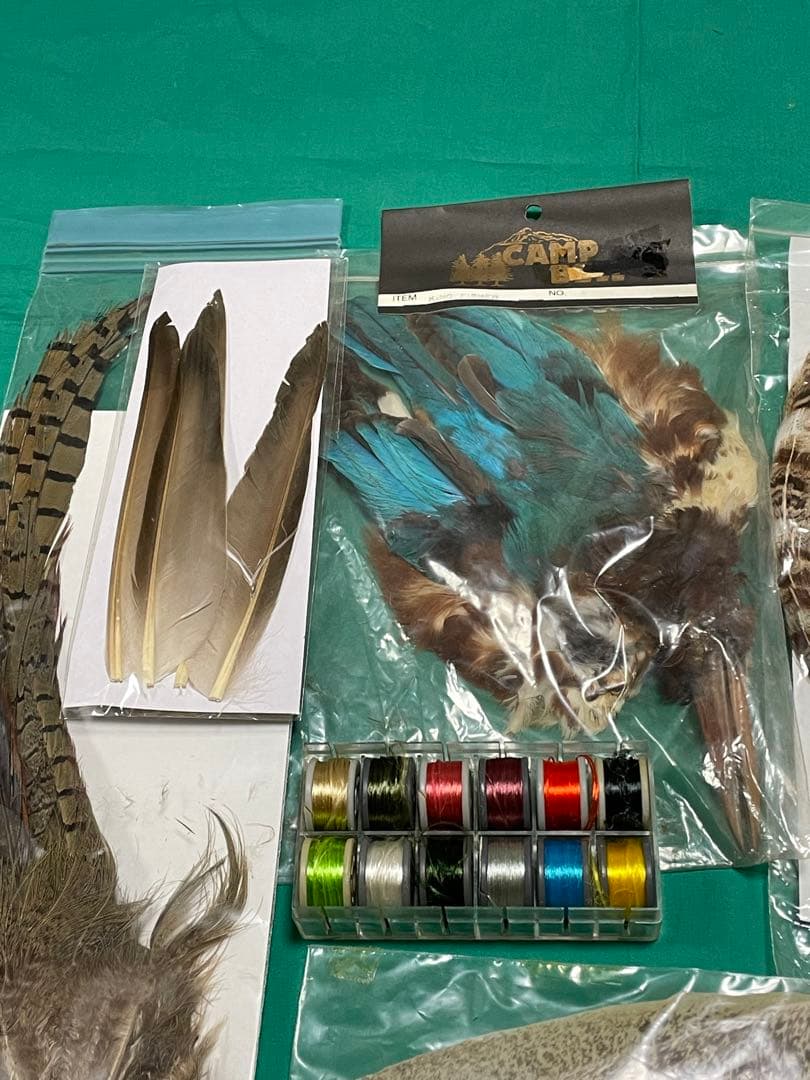 フライフィッシング　フライタイイング　マテリアル　ニンフやウェットフライ用セット