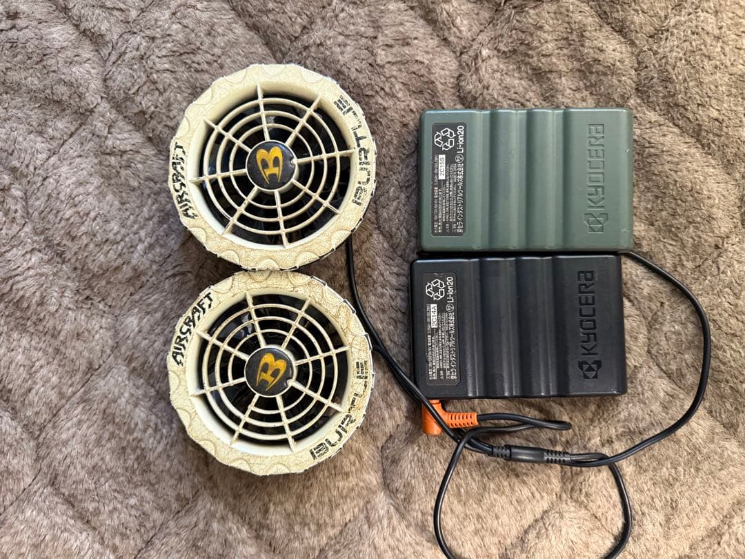 2023年AC360バッテリー２個　ファン　充電器　ケーブル