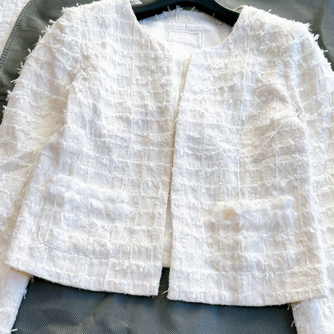 フォクシー 定価12万 ツイードジャケット Vanilla Whip 40サイズ