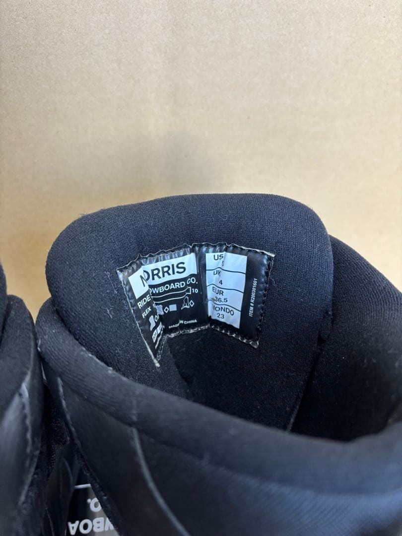 RIDE NORRIS ジュニア用スノーボードブーツ 23cm