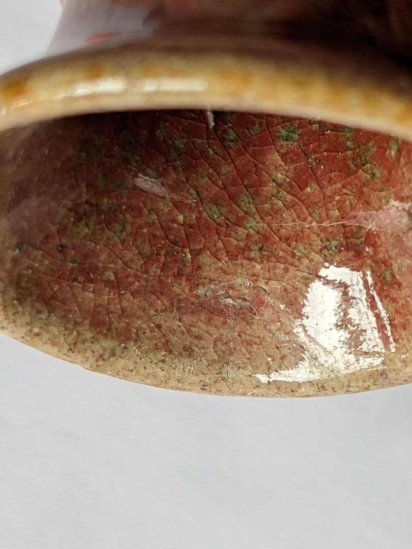 ♦中国 辰砂 銅紅釉 桃花紅瓶 花瓶 古玩 コレクション 骨董品 アンティーク