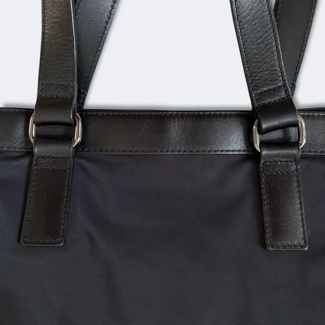 美品 バーバリーブラックレーベル ナイロン トートバッグ 肩掛け