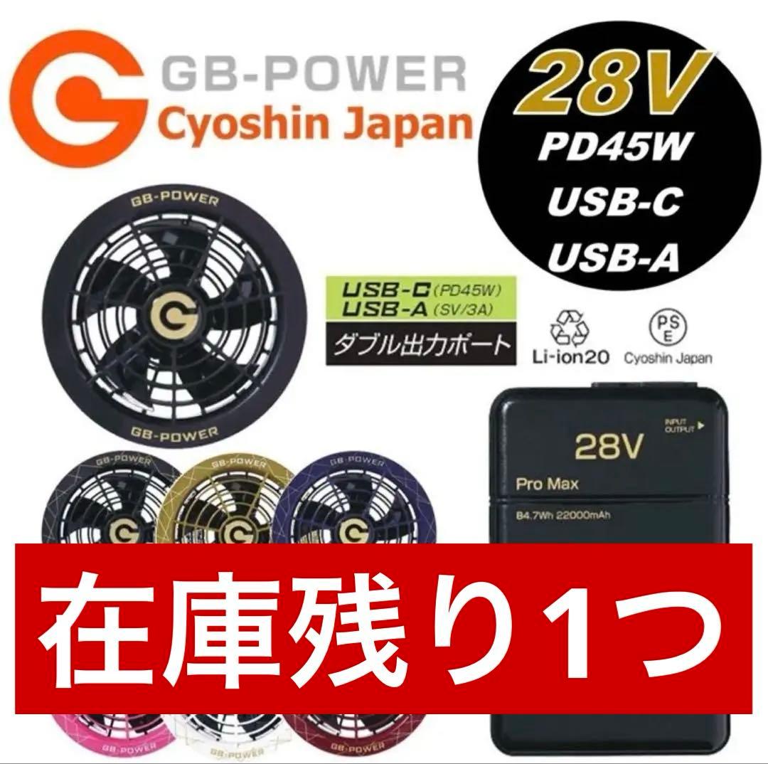 長信ジャパン28Vダブル出力ポートUSB-A/USB-C 大容量22000mAh