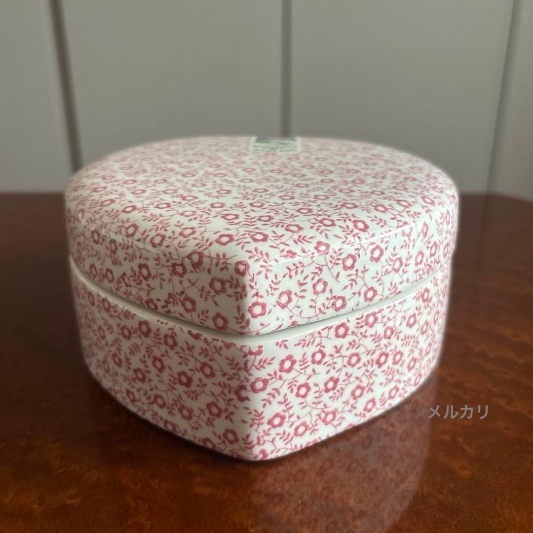 廃番　新品　一級品　バーレイ ローズピンクフェリシティ　ハートボックス
