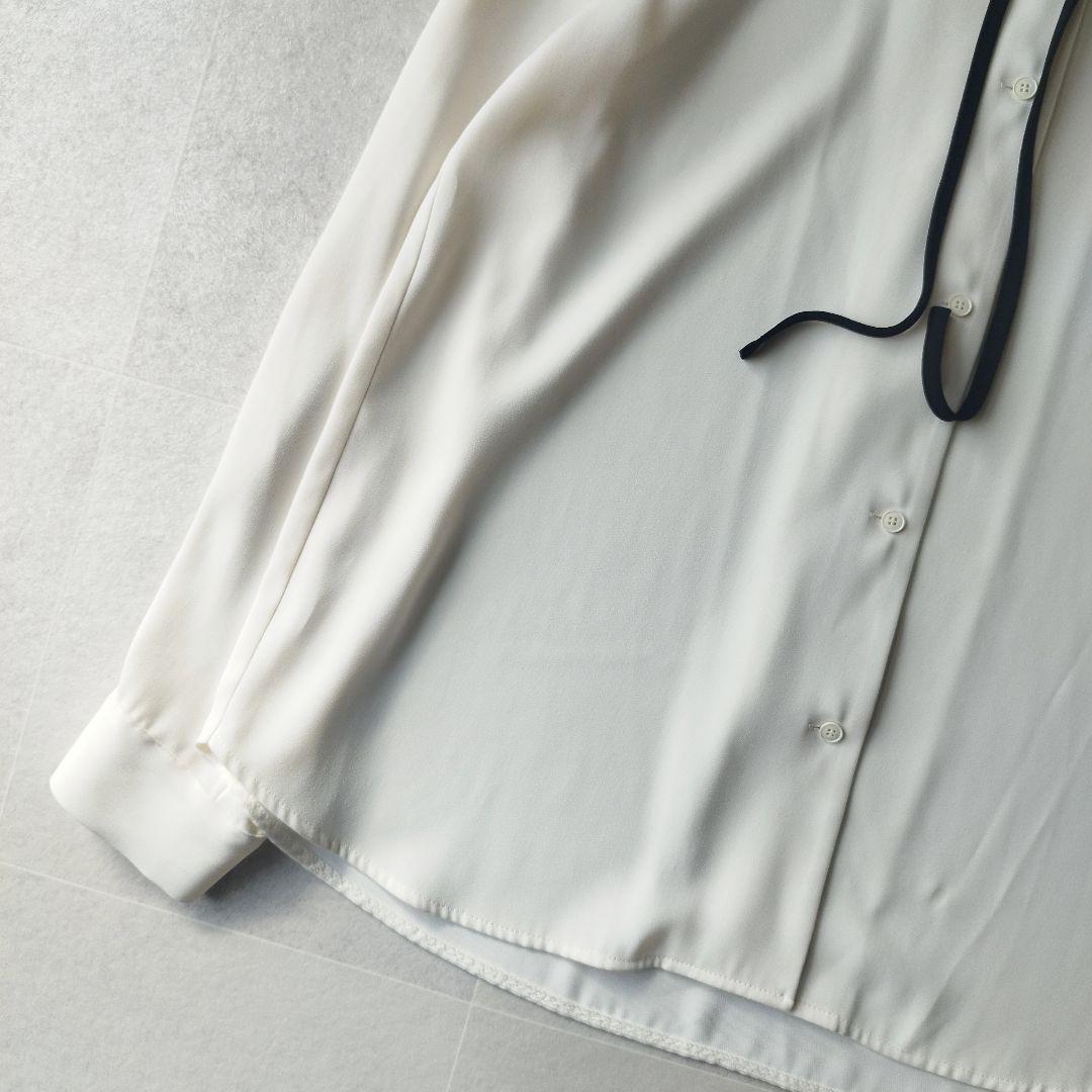 完売品！未使用級✨️アルアバイル ポリエステルツイルハイショクナロータイブラウス