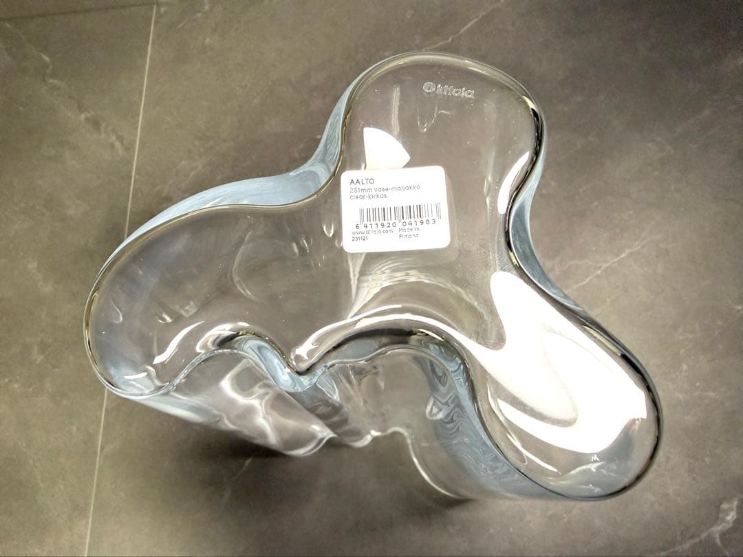 新品  イッタラ アルヴァ・アアルト ベース 251mm 花びん