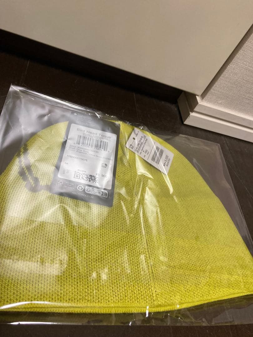 アークテリクス EXCLUSIVE Bird Head Toque イエロー
