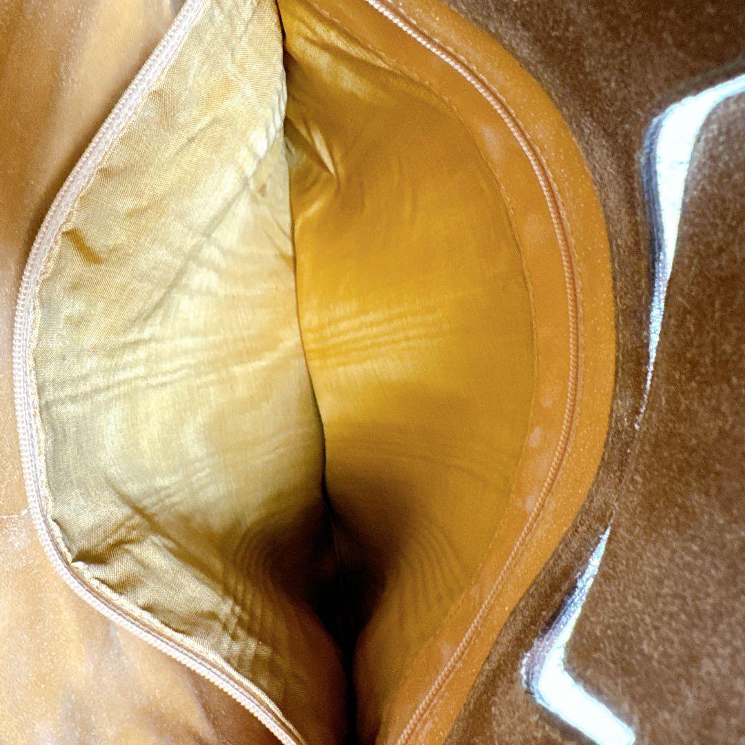 オールドグッチGUCCIヴィンテージスウェードクラッチバッグ茶色ブラウンカバン