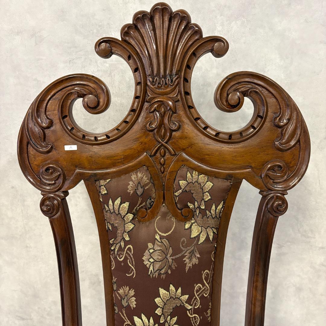 ロココ調 ハイバックアームチェア【A】