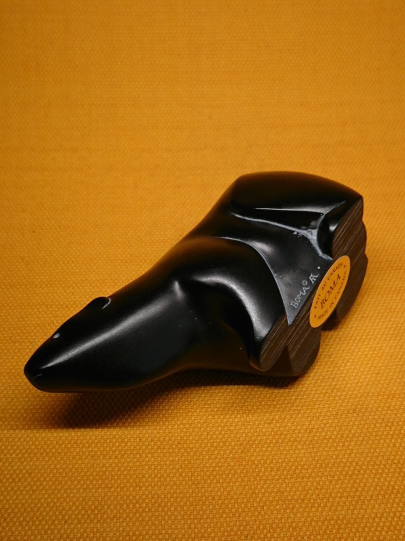 【美品】くま　石彫　彫像　カナダ　置物　インテリア　工芸品　美術品　A1004