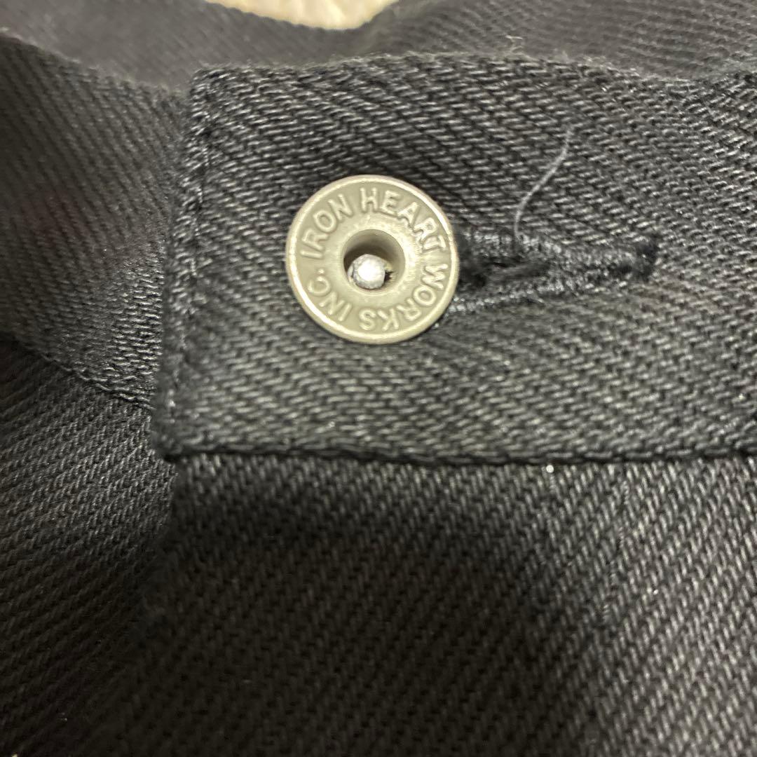 【極美品】IRON HEART アイアンハート 極厚21oz 黒鎧 ブーツカット