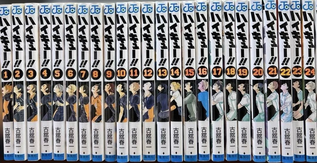 ハイキュー!!1巻〜45巻全巻セット＋33.5.排球本.排球極！合計48冊
