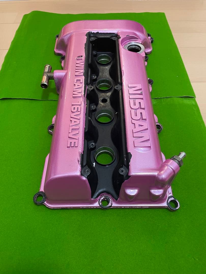 SR20DET、180sx、S13シルビアヘッドカバー、タペットカバー