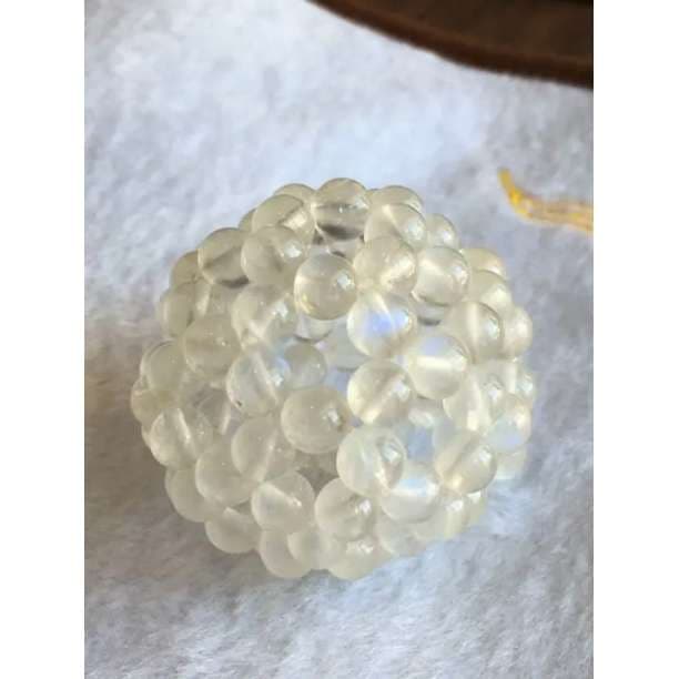 ブルームーンストーン フラーレン バッキーボール 天然石 パワーストーン