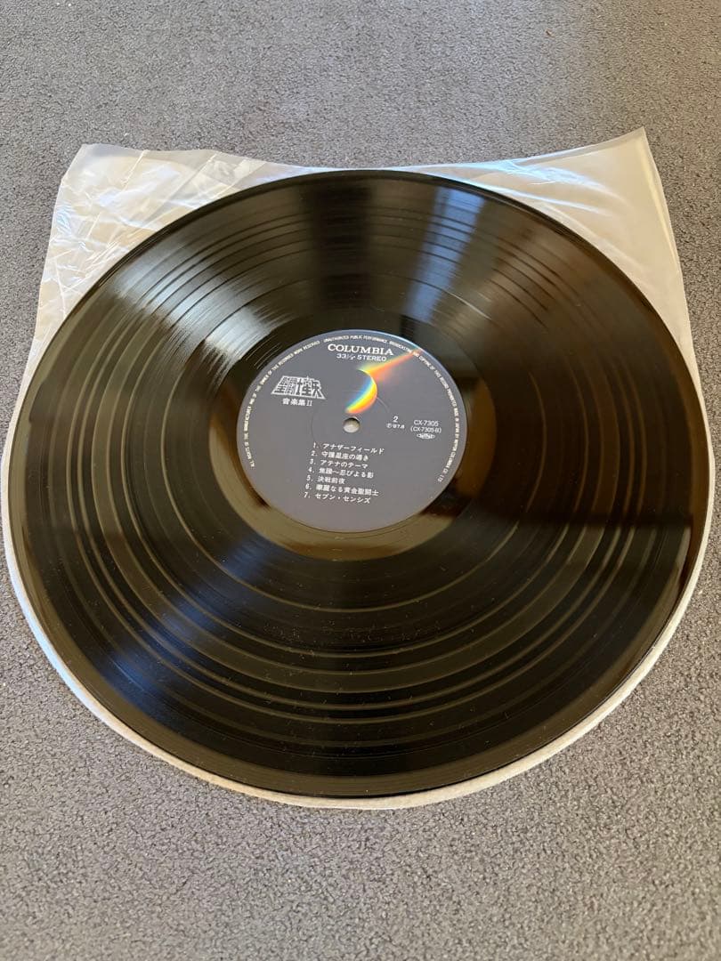 聖闘士星矢 LP 2枚セット 音楽集 銀河戦争 夢の対決篇