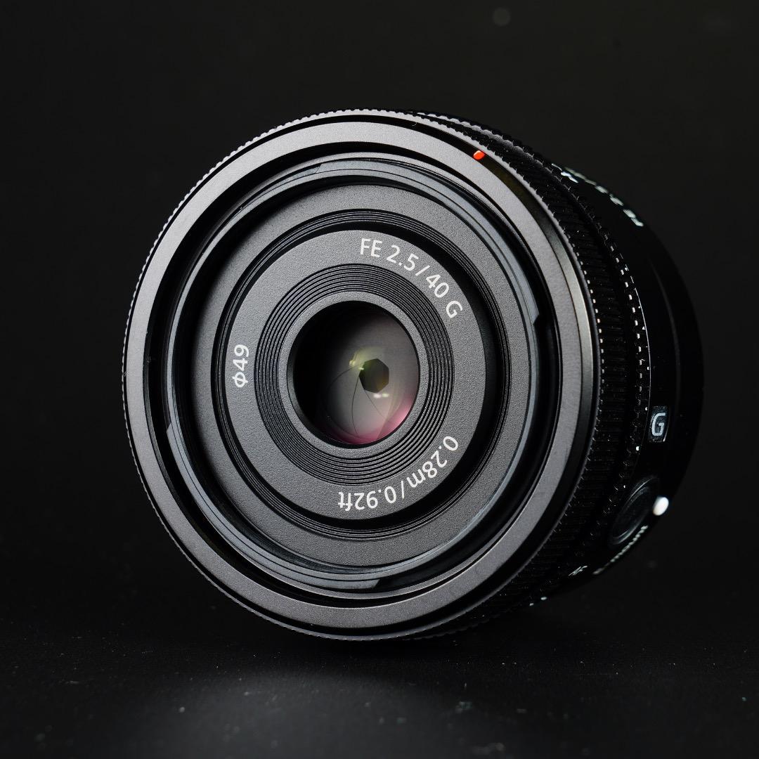 【極美品】SONY SEL40F25G 40mm F2.5G 保護フィルター