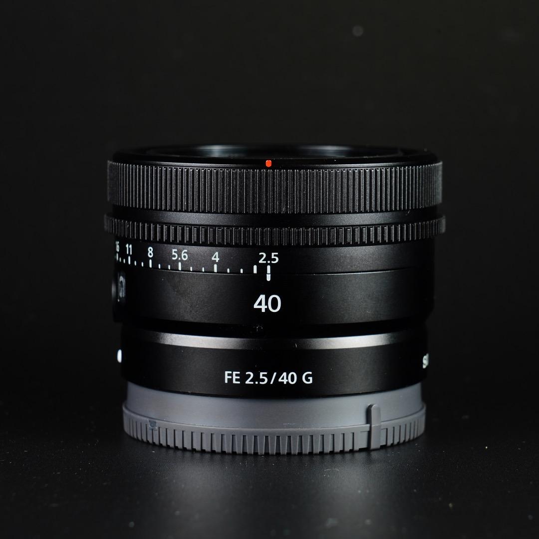 【極美品】SONY SEL40F25G 40mm F2.5G 保護フィルター