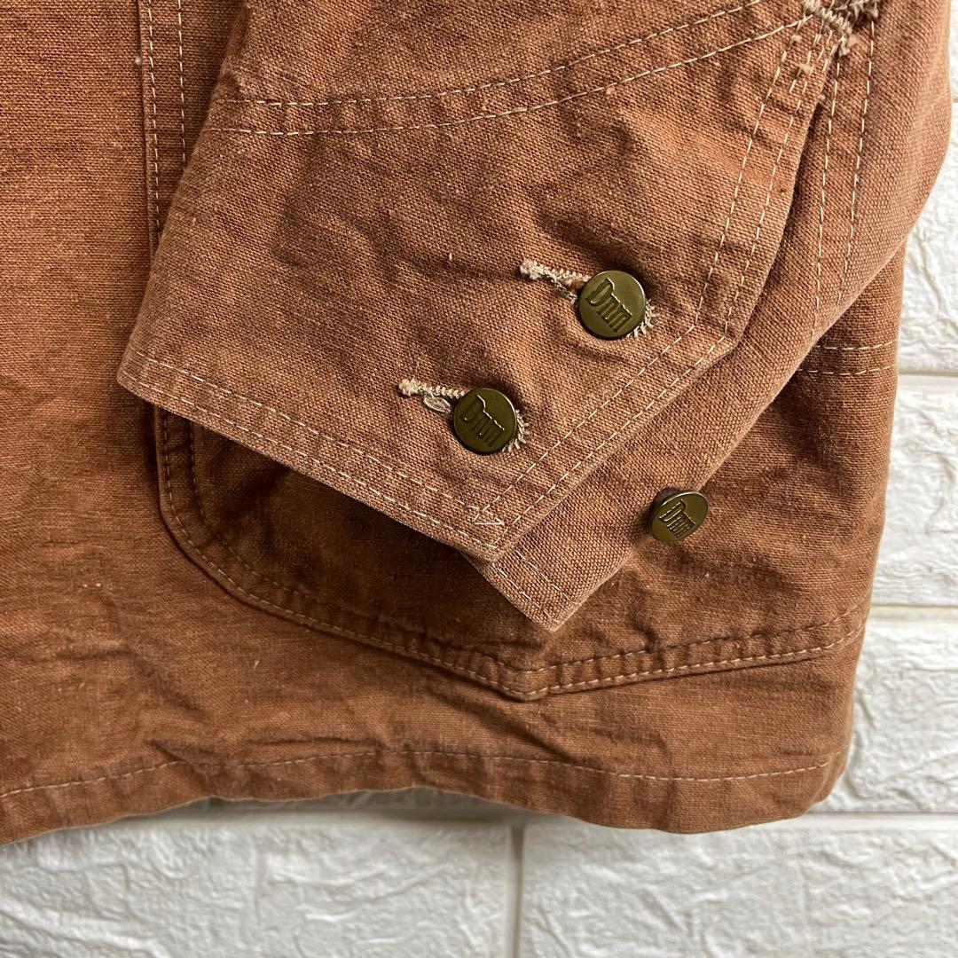 旧ドゥニーム　ダック地カバーオール　38 カーハート　オリゾンティ