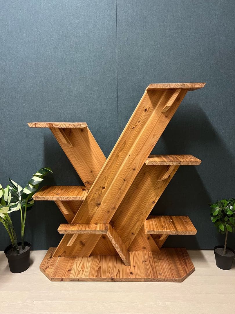 【在庫整理】 シェルフ アガベ 杉 90cm 30cm 105cm