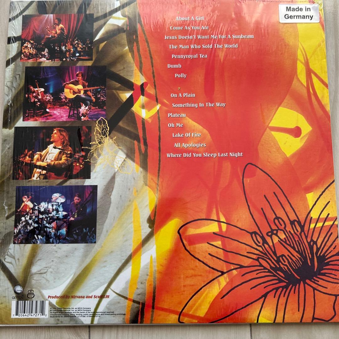 NIRVANA UNPLUGGED IN NEW YORK レコード