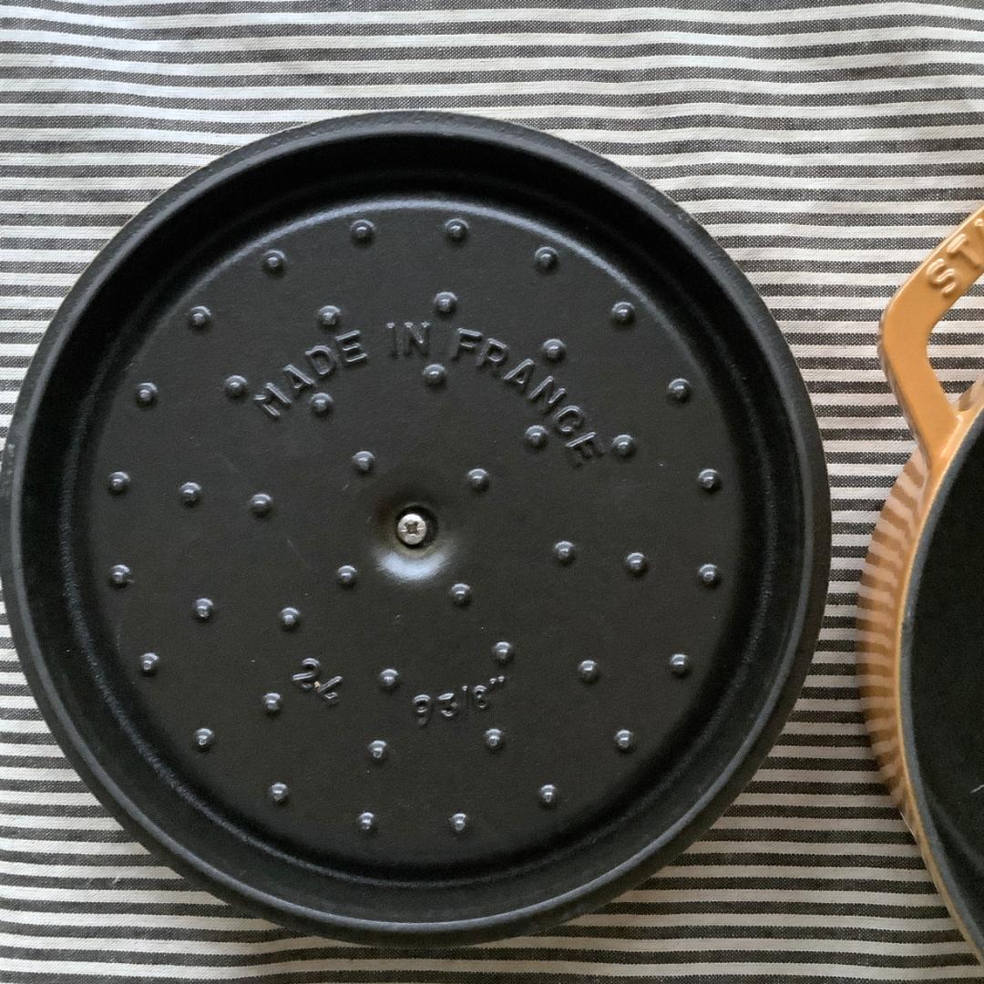 【フランス直輸入】ストウブ ココットロンド 24センチ マスタード色