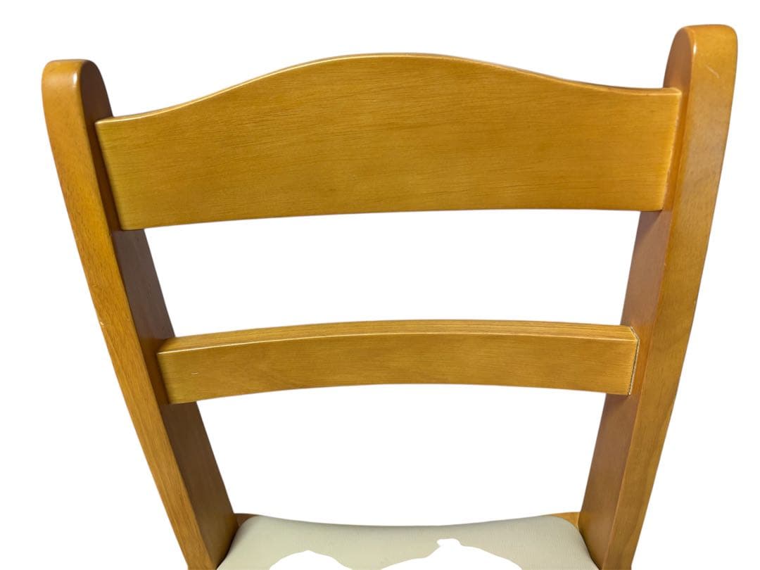 ニトリ 回転式ダイニングチェア 2脚セット　ナチュラルウッド