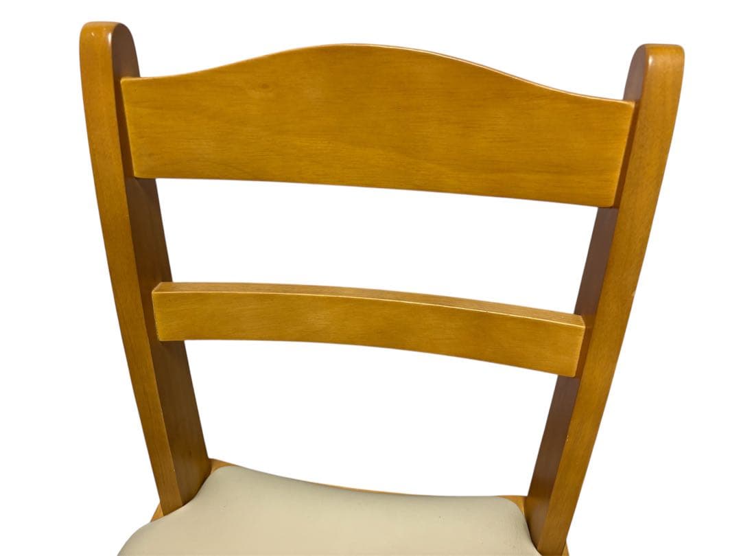 ニトリ 回転式ダイニングチェア 2脚セット　ナチュラルウッド