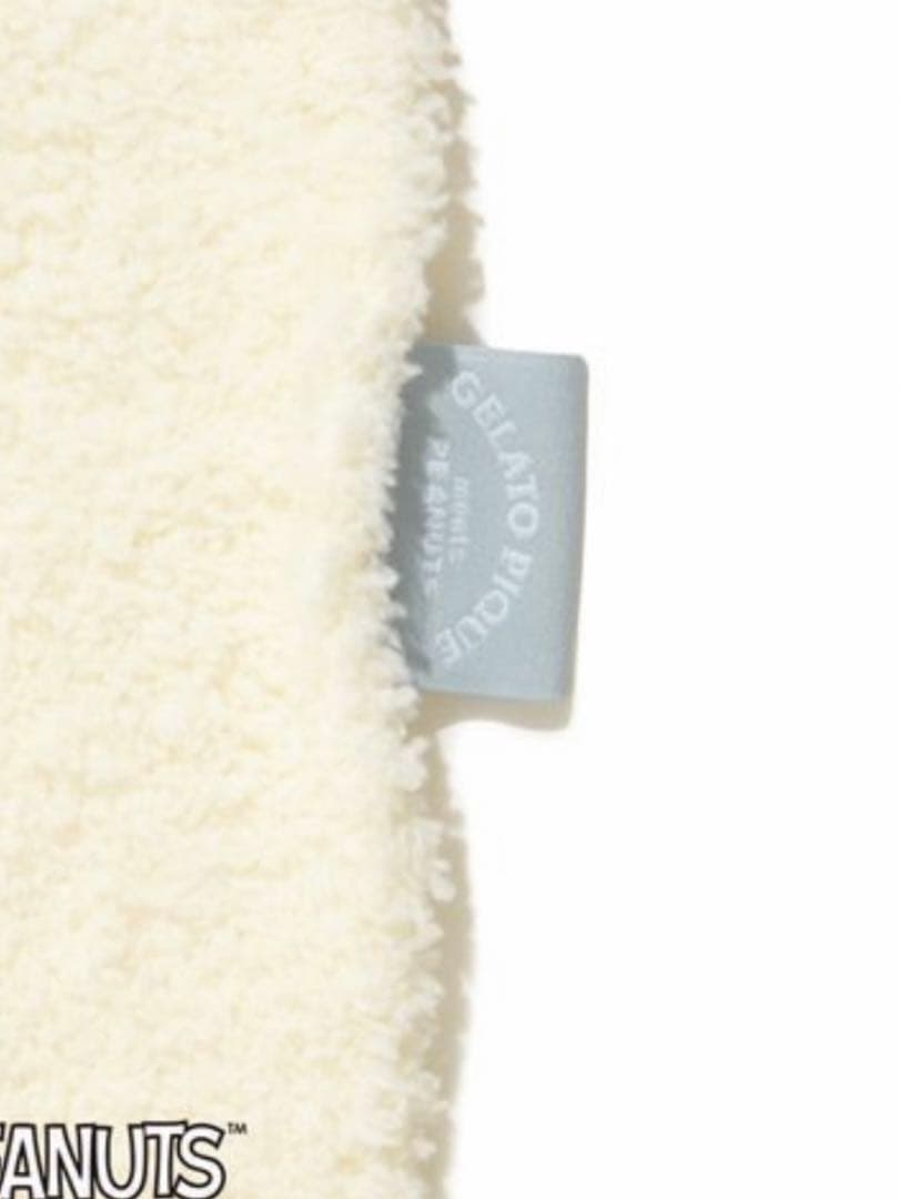ジェラートピケ・PEANUTSコラボ未使用スヌーピー・ジャガードマルチカバー