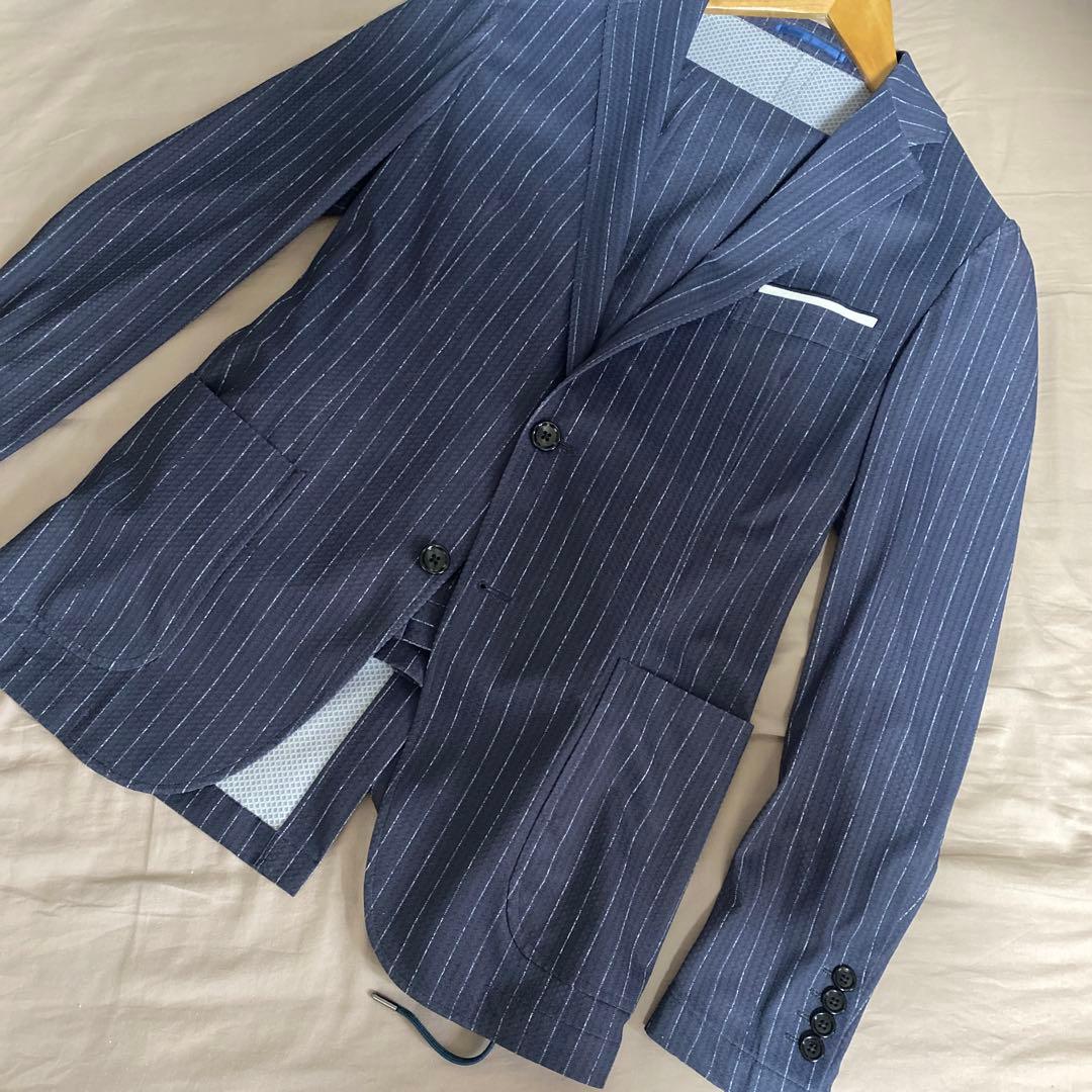 DESIGNWORKS メッシュセットアップ　ネイビー44