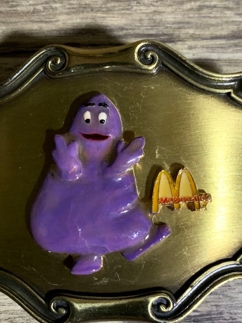 80s マクドナルド グリマス ヴィンテージ Raintree ベルトバックル