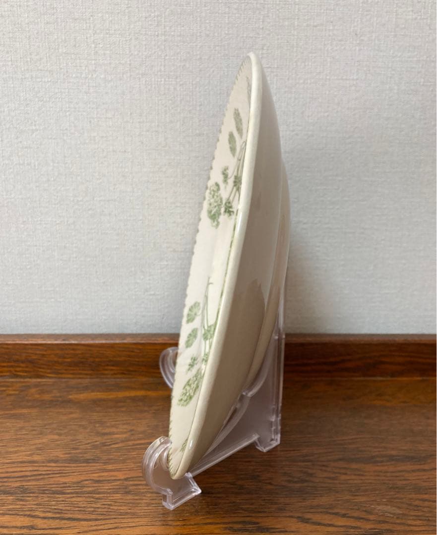 フランス陶器☆サルグミンヌ ゼラニウム オーバルプレート 大皿