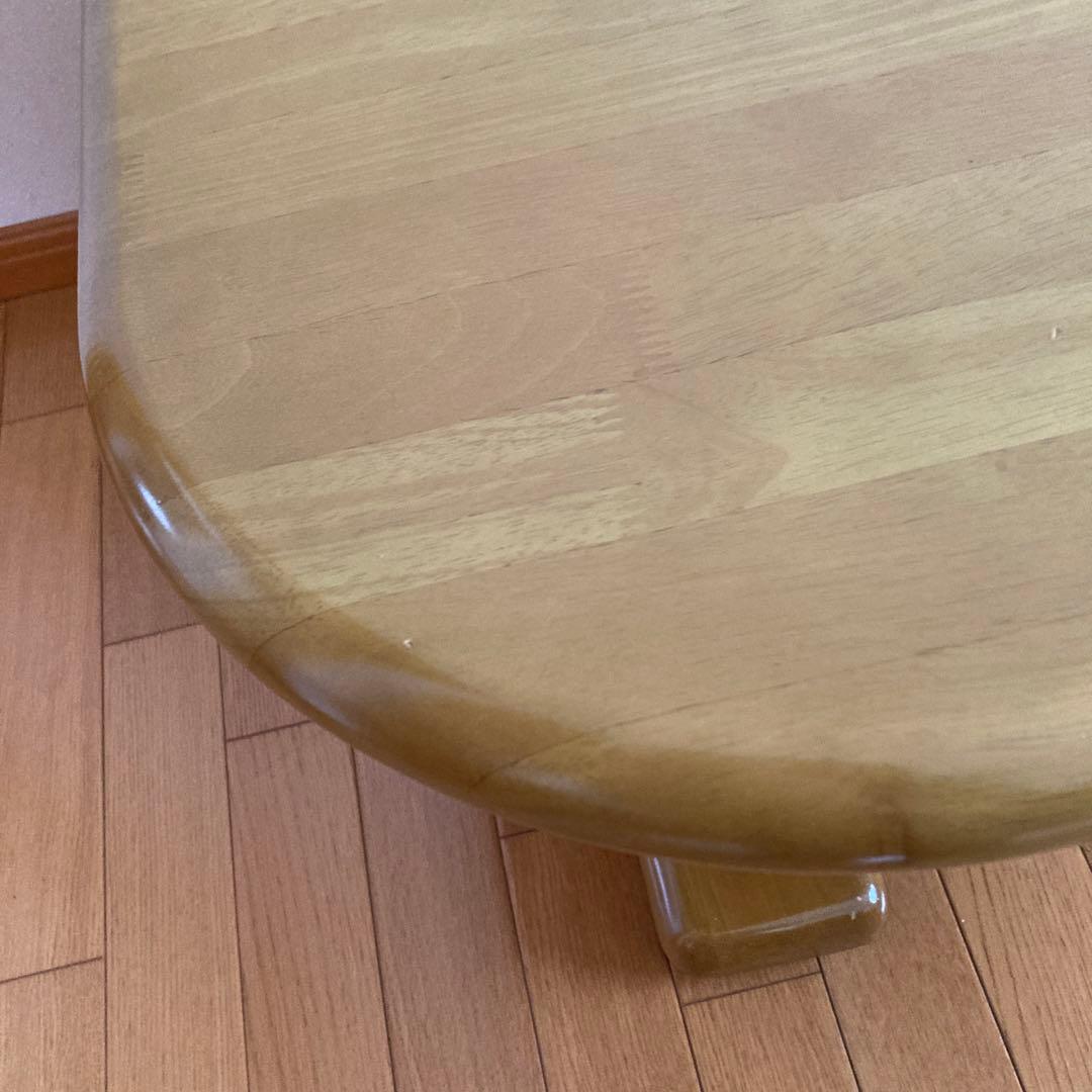 センターテーブル　高さ調節可能 ブラウン