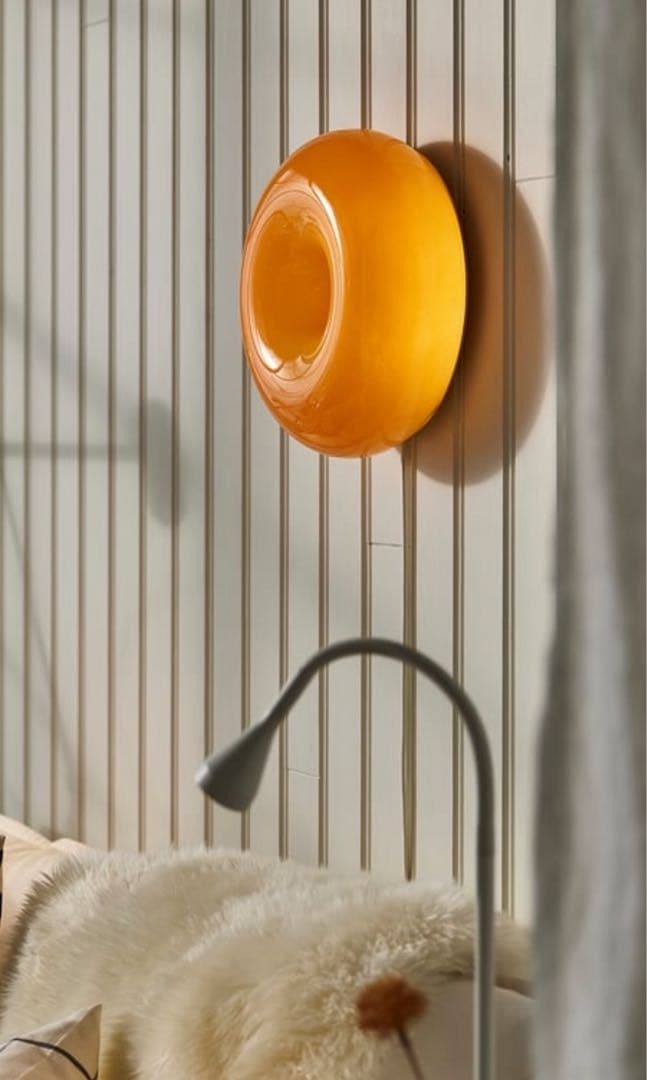 【新品】IKEA VARMBLIXT ヴァルムブリクスト　ドーナツ　ランプ