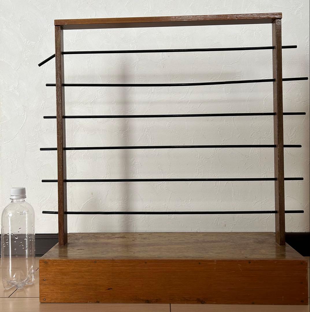 おぱぴん 【木製糸巻きラック】レース30個付き♪ウッドシェルフ