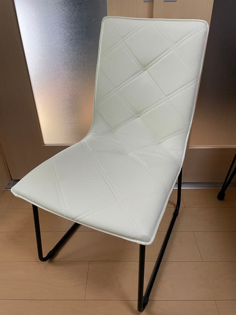 【美品】【送料込】ダイニングチェア(テネルKD Nシールド)　ニトリ2脚セット