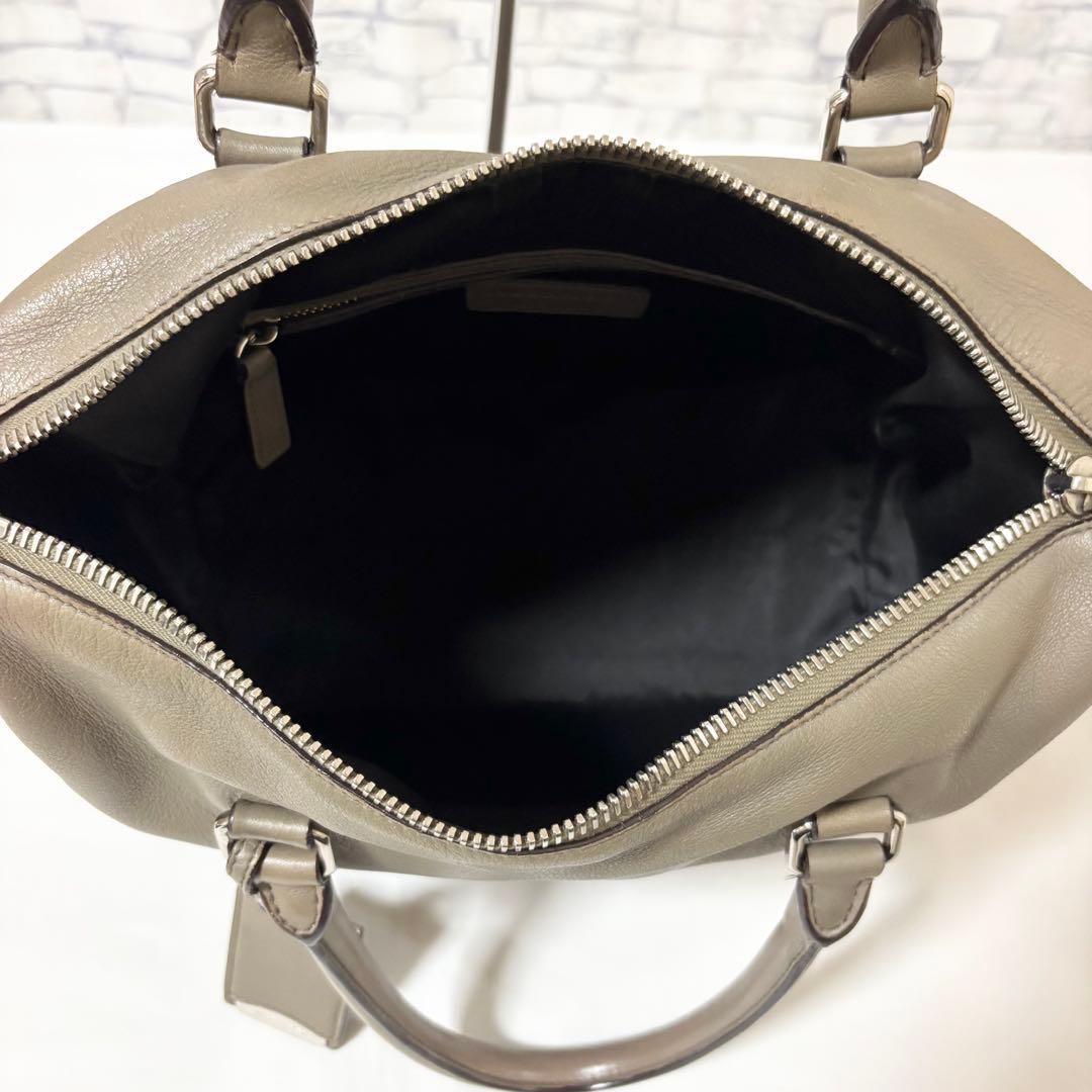 JIL SANDER・レザー 無地 ハンドバッグ手提げ鞄 保存袋付き