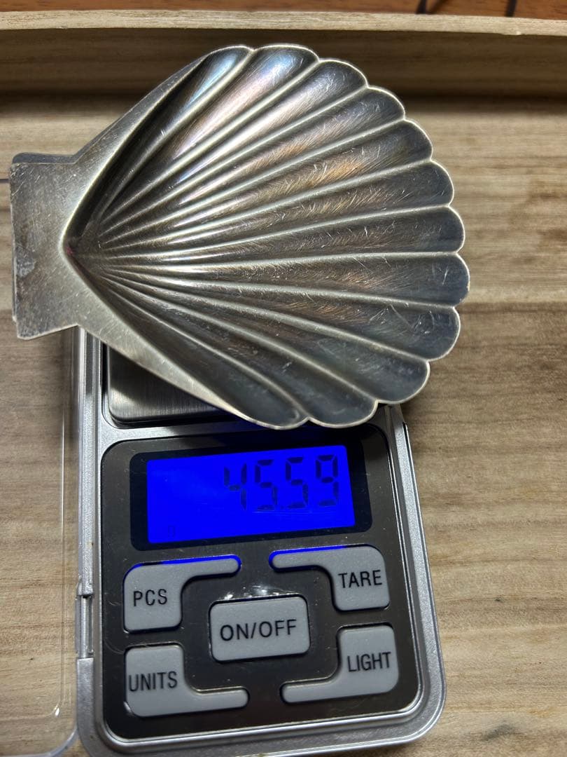 純銀 STERLING 950スターリング K.UYEDA KUTANI 貝殻型