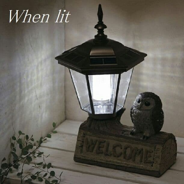 ソーラーライト(オウル・ふくろう)沖縄、離島、北海道配送不可