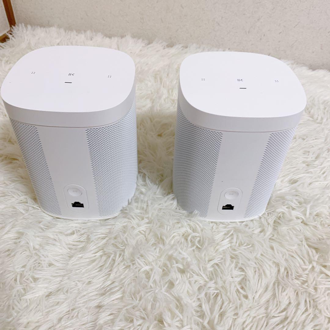 美品 SONOS ONE SL S22 スピーカースタンド付き 希少 ソノス