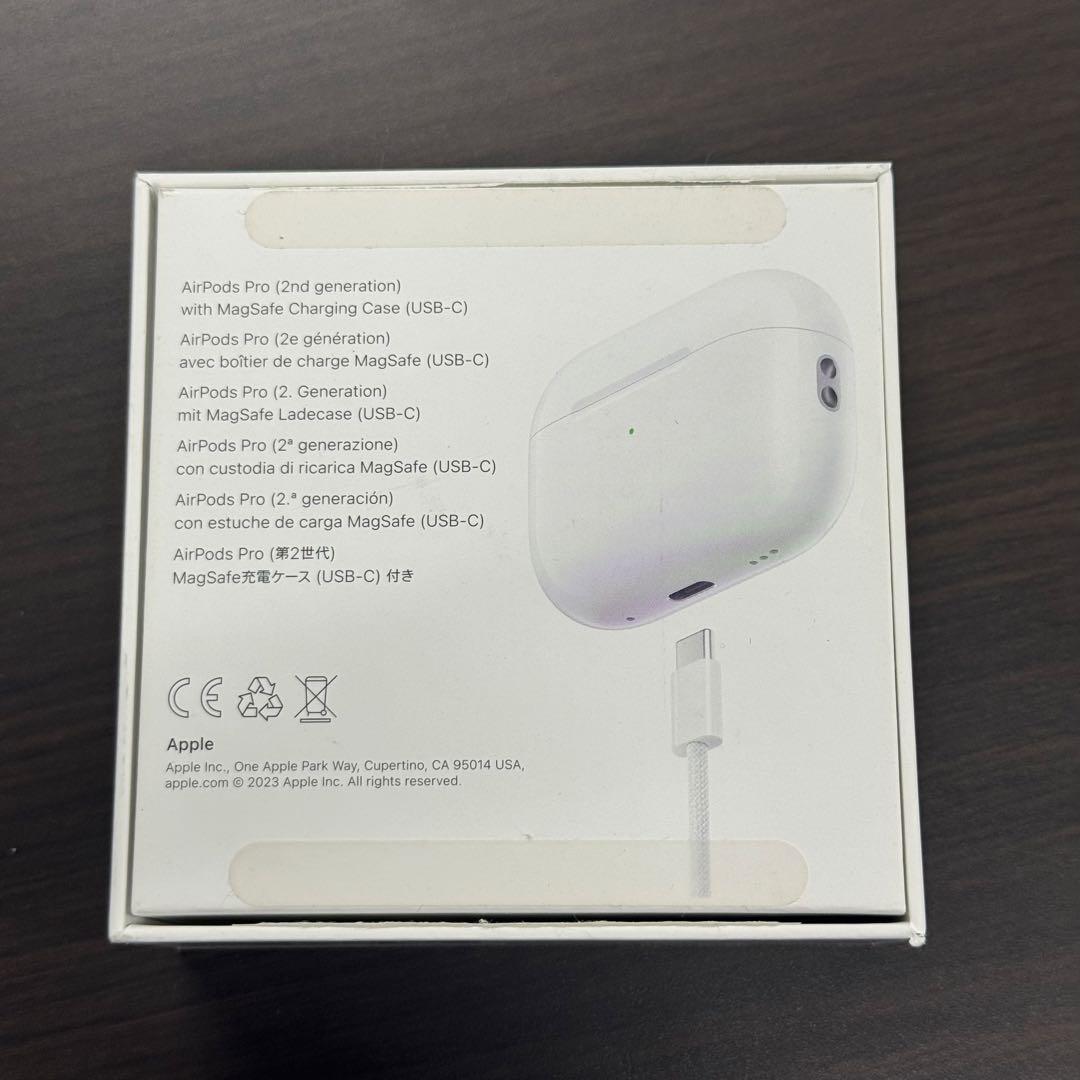 AirPodspro 2本体 ホワイト type-C 充電ケース付正規品　純正品