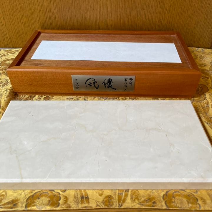 置物 北村西望作【干支未】 高岡銅器 ブロンズ像　桐箱　大理石天板/木製台座物