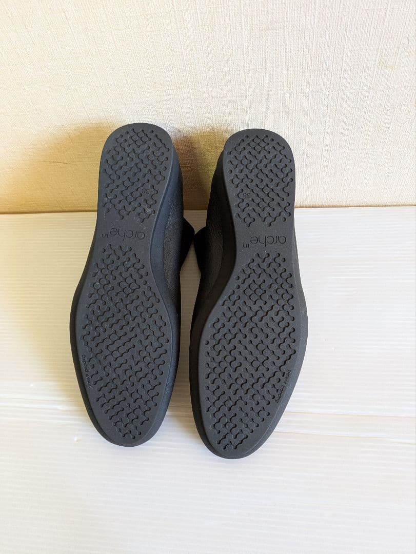 アルシュ NASSEY サイドゴアショートブーツ 黒 38