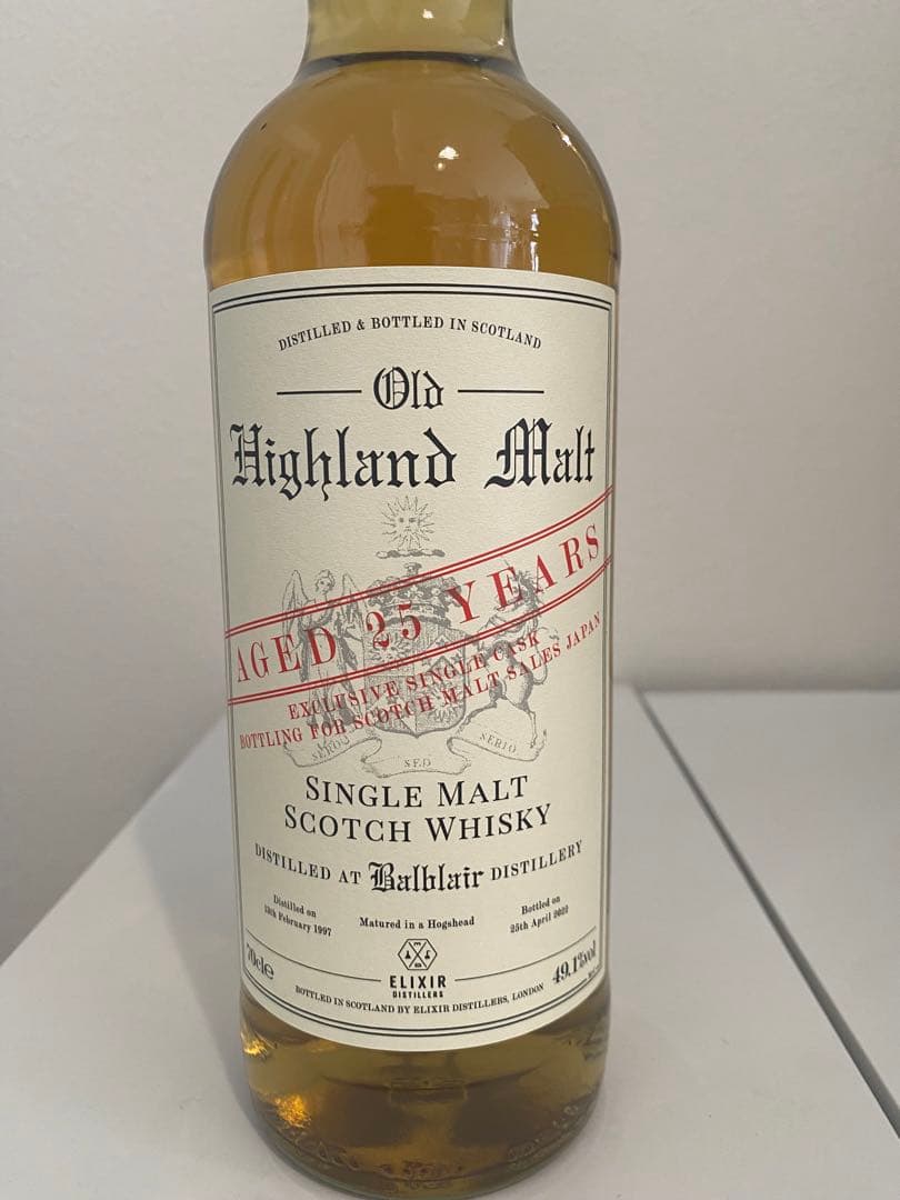 エリクサー　レトロラベル　バルブレア　1997-2022 25年　49.1%