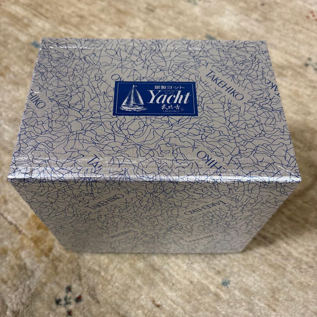 シルバー製ヨットモデル 武比古