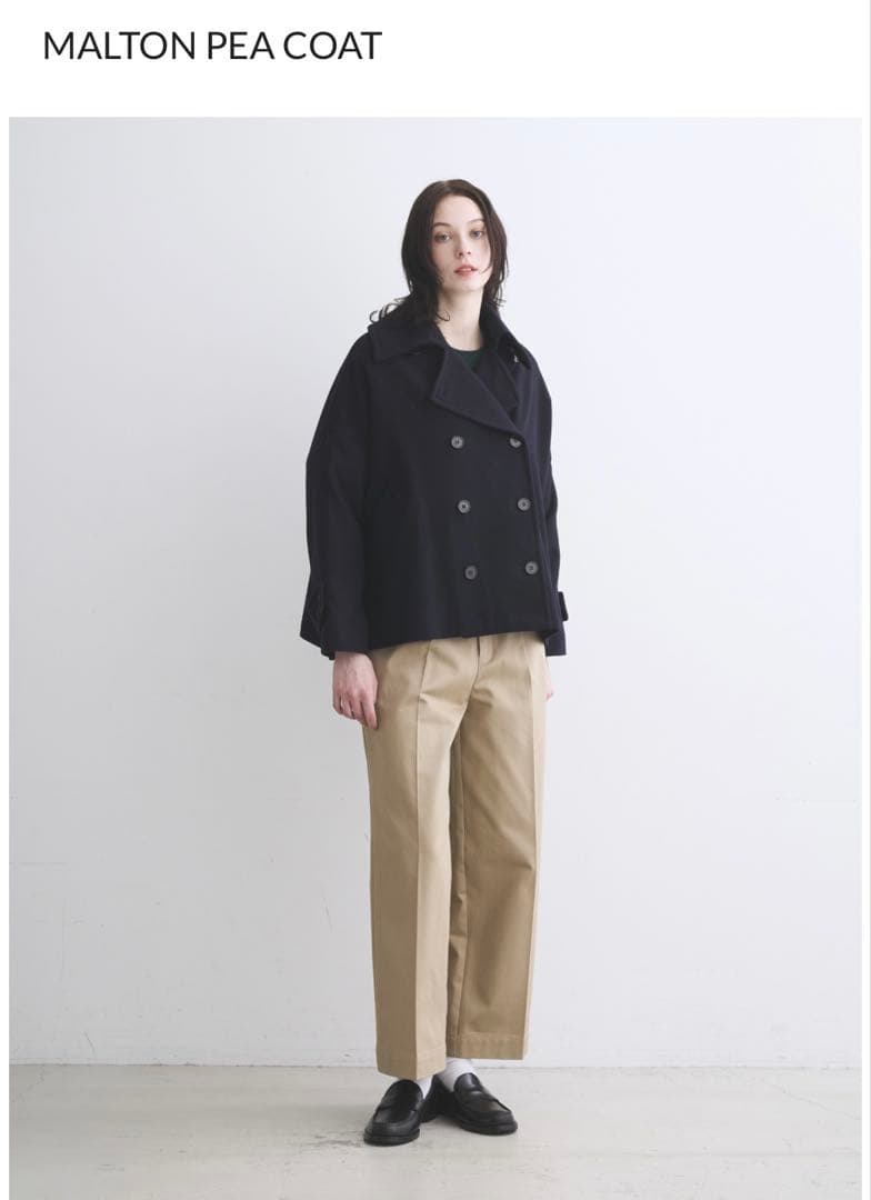 Malton Pea Coat ネイビー 32サイズ