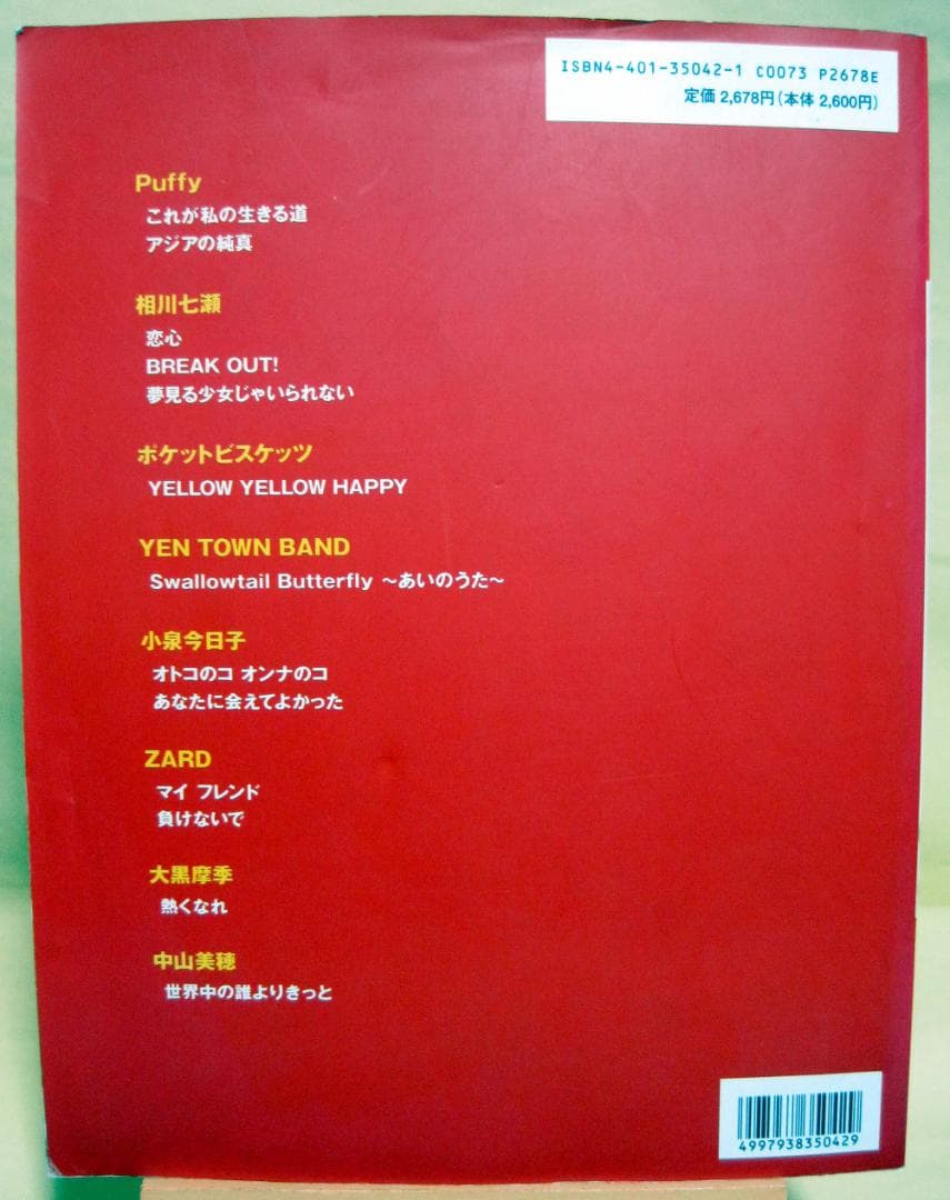 ガールズポップ ベスト バンドスコア GIRLPOP 初版 1997年