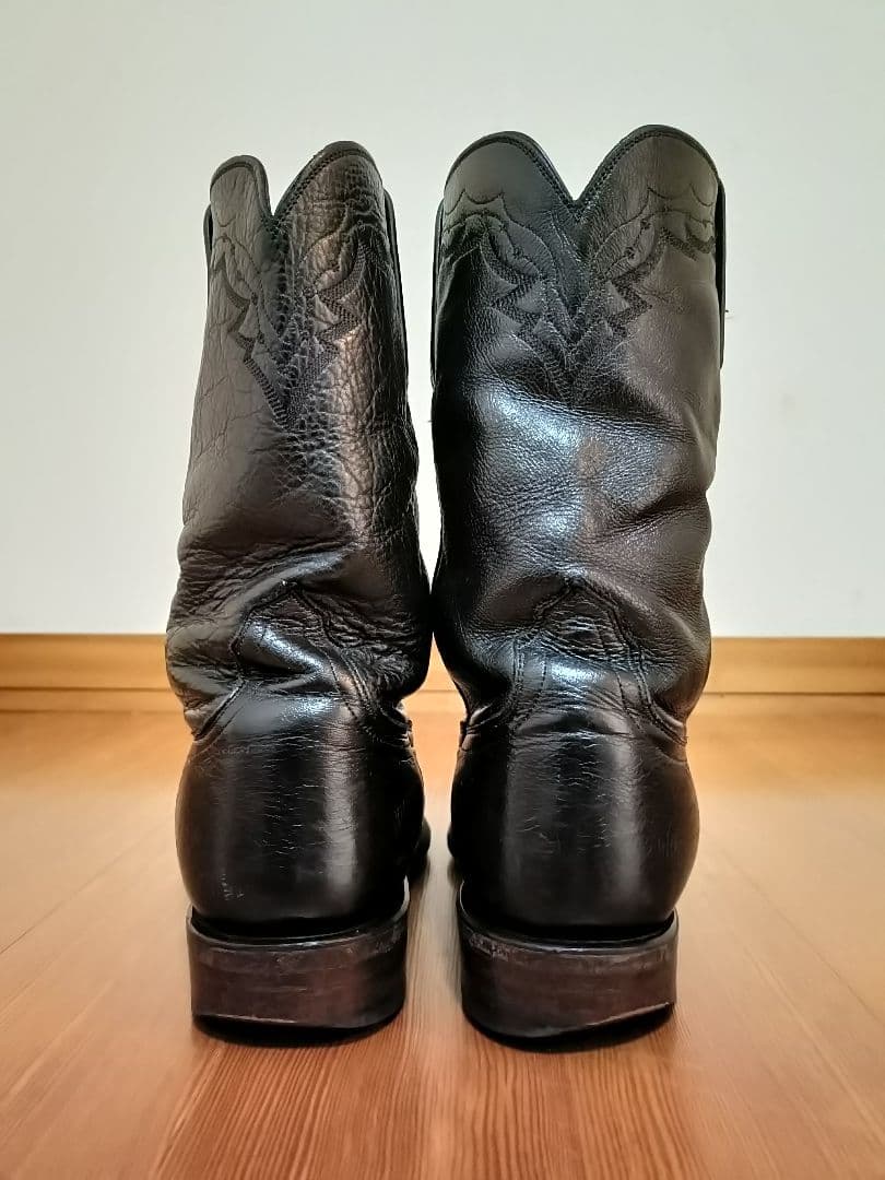 ルケーシー2000 ブーツ ローパー ペコス LUCCHESE ブラック