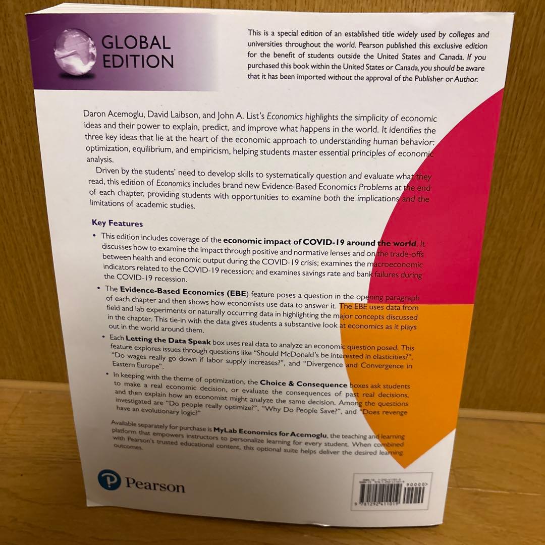 ビジネス・経済 ECONOMICS 3E GLOBAL EDITION
