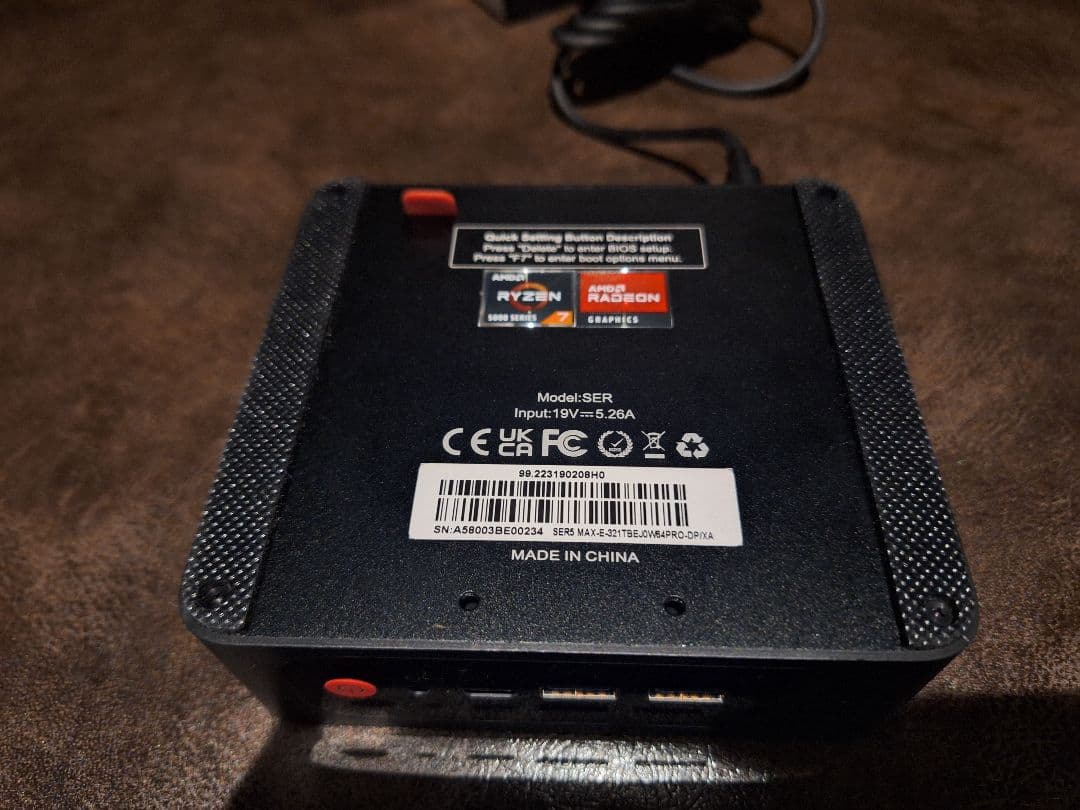 Beelink SER5 MAX 5800H 32GB DDR4、500G